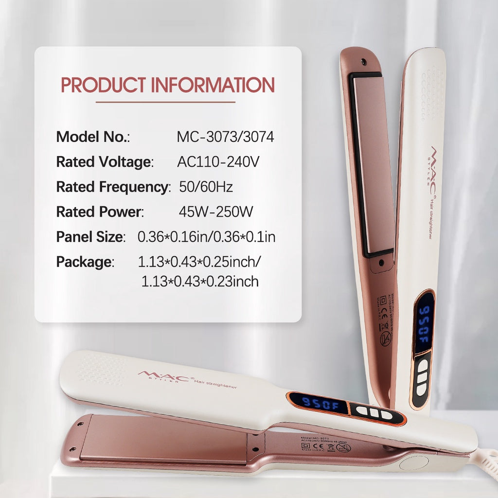 MAC Styler Professional Hair Iron hair straightener mac hair iron MC3073