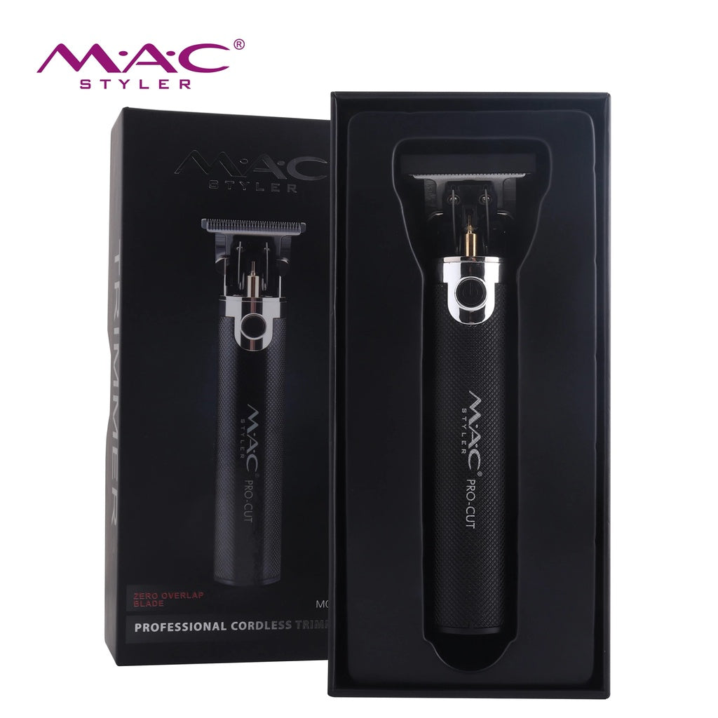 Mac Styler MC-5802 Wireless Metal Hair Clipper Cordless Golden Color Hair Clipper