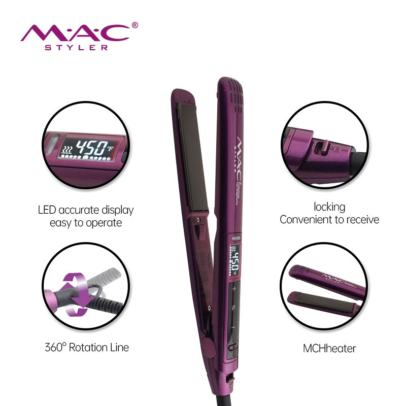 MAC Styler Professional Hair Iron hair straightener mac hair iron MC2093