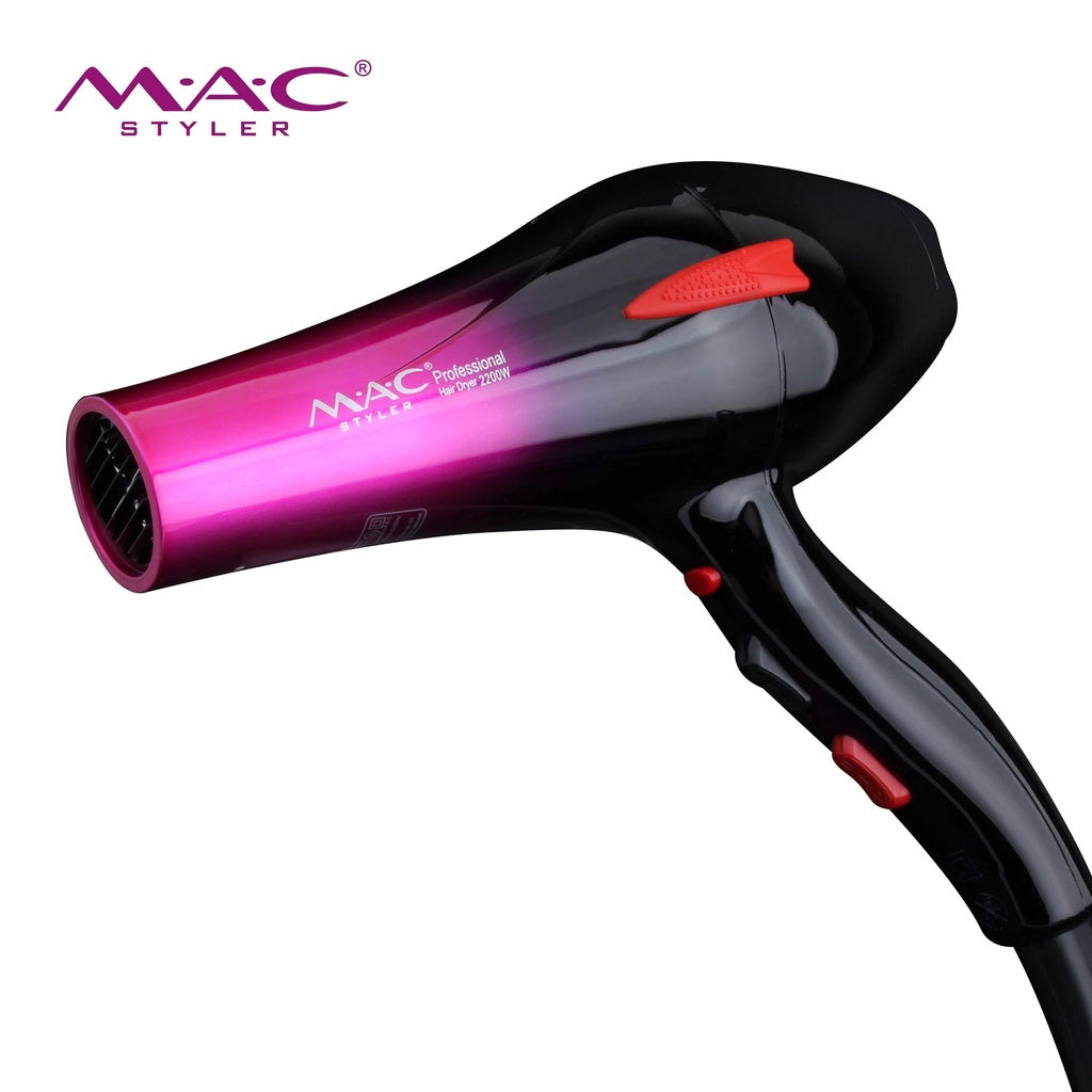 MAC Styler Professional Salon Hair dryer Mac Blower MC 6616A 2200w