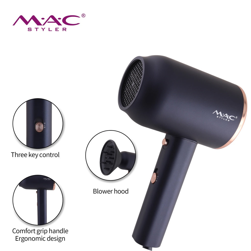 MAC Styler Professional Salon Hair dryer Mac Blower MC6607 2200w