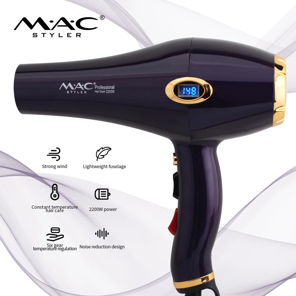 MAC Styler Professional Salon Hair dryer Mac Blower MC6685 2200w