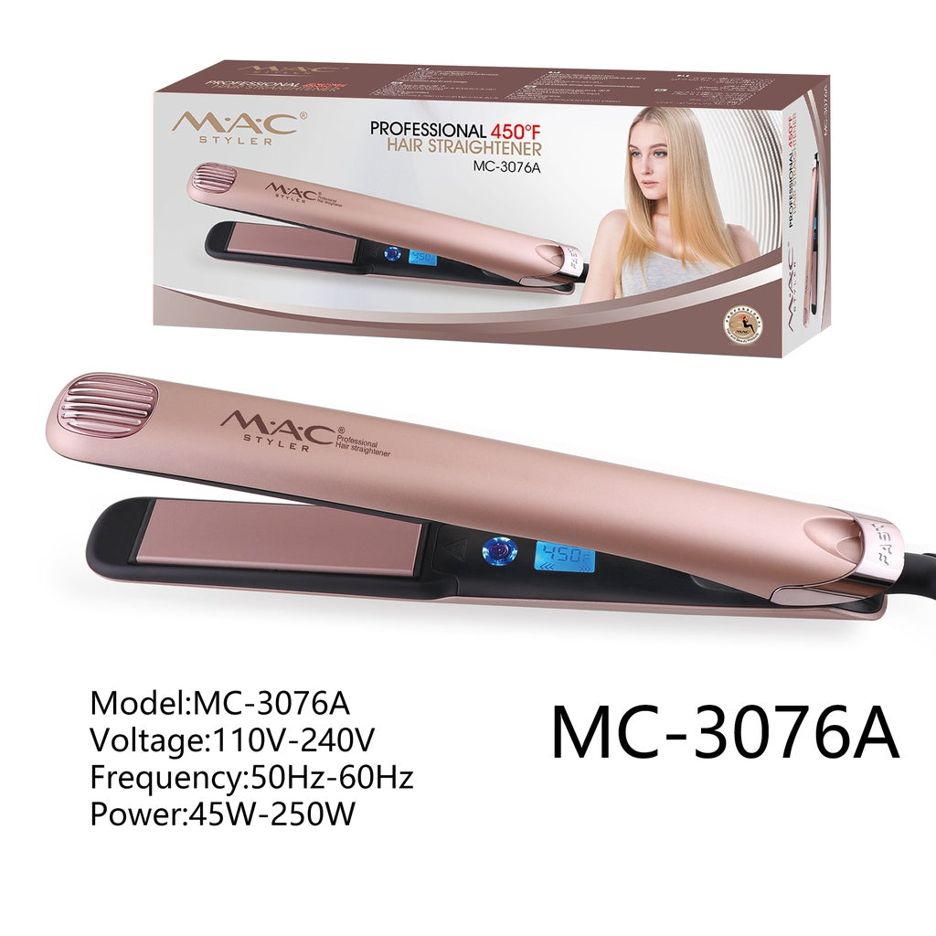 MAC Styler Professional Hair Iron hair straightener mac hair iron MC3076A