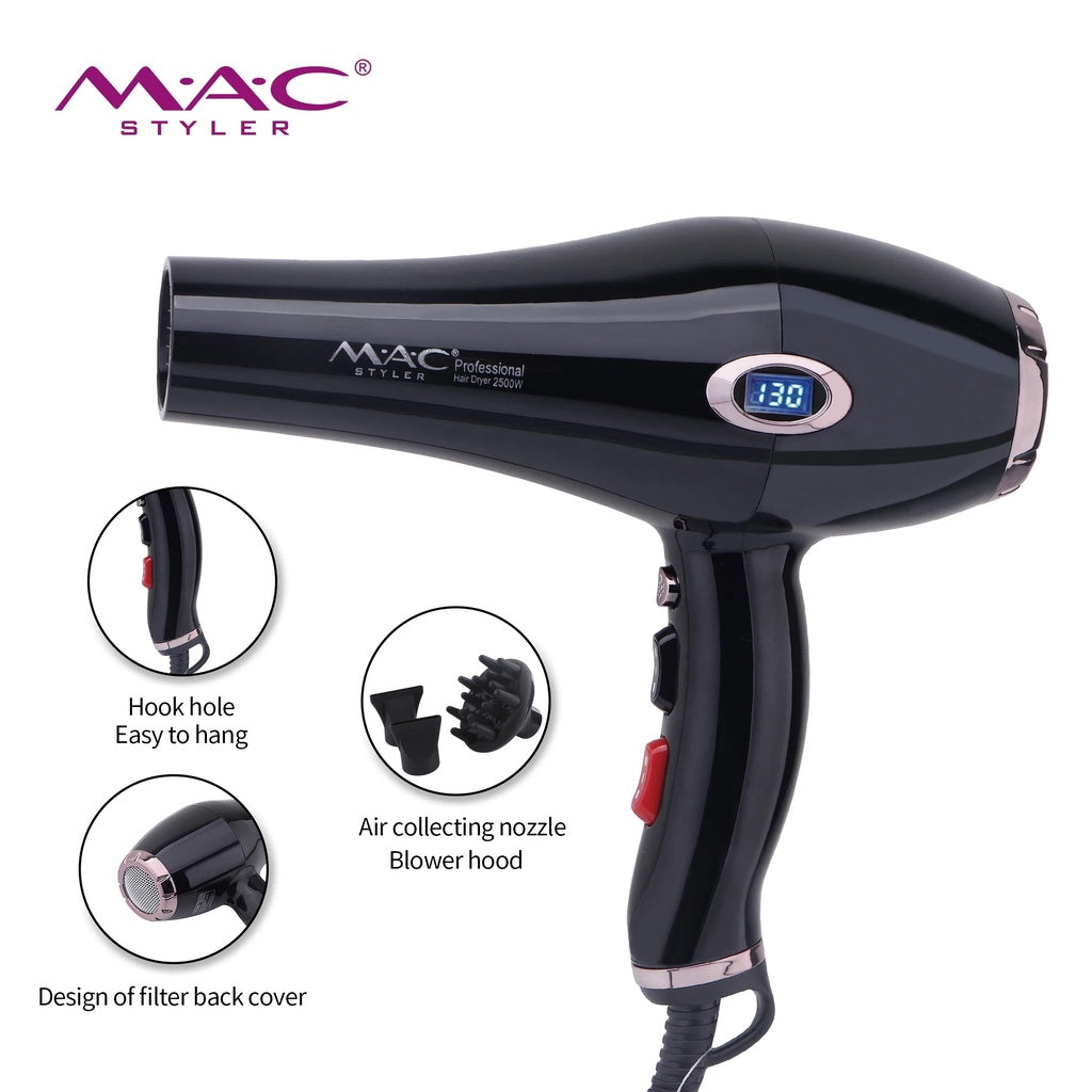 MAC Styler Professional Salon Hair dryer Mac Blower MC6685A 2500w