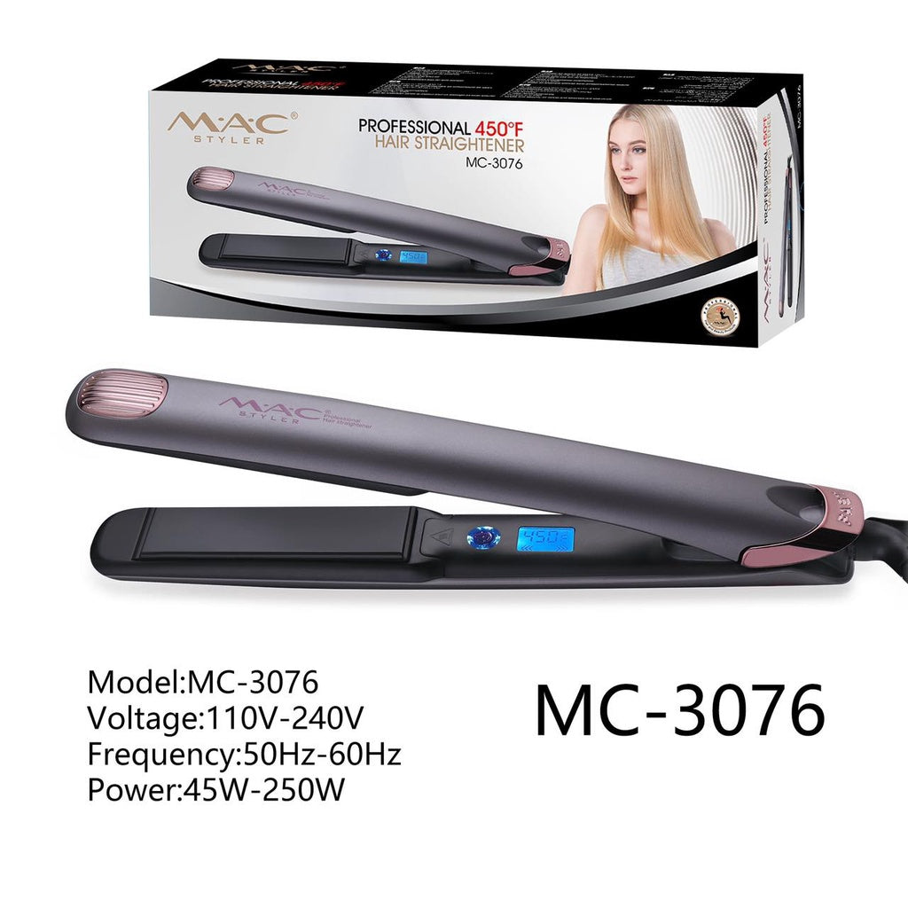 MAC Styler Professional Hair Iron hair straightener mac hair iron MC3076