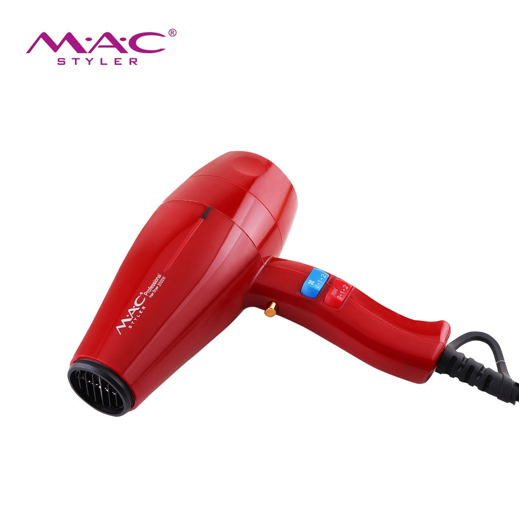 MAC Styler Professional Salon Hair dryer Mac Blower MC 808 2200w