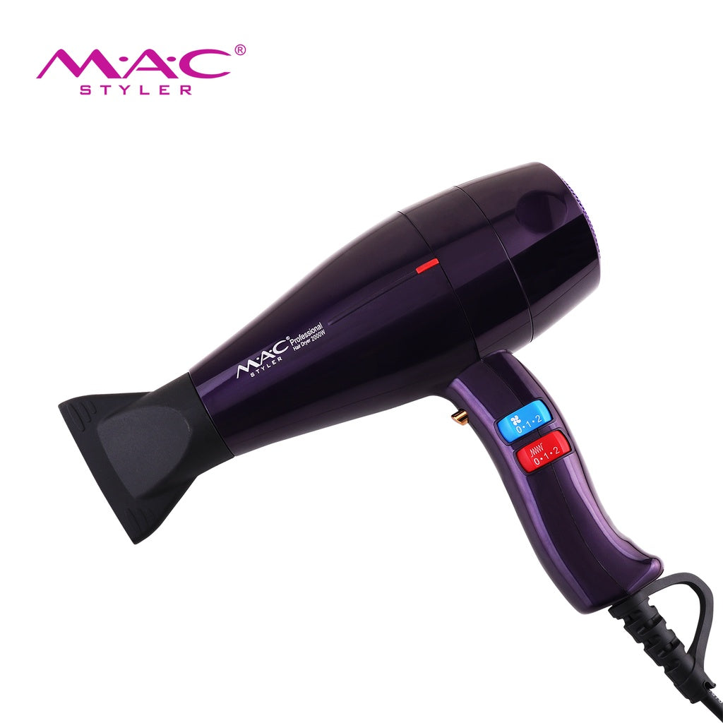 MAC Styler Professional Salon Hair dryer Mac Blower MC 808A 2200w