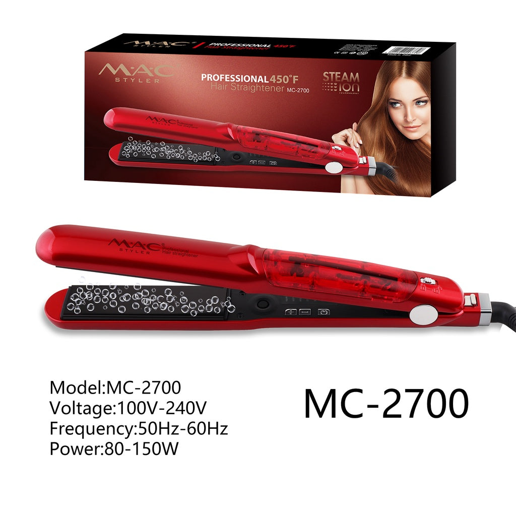 MAC Styler Professional Steam Iron Salon Steampod Hair Straightener mac hair iron MC2700