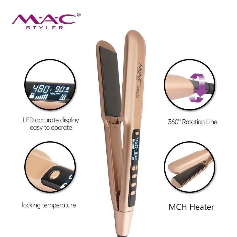 MAC Styler Professional Hair Iron hair straightener mac hair iron ceramic hair iron MC2095A